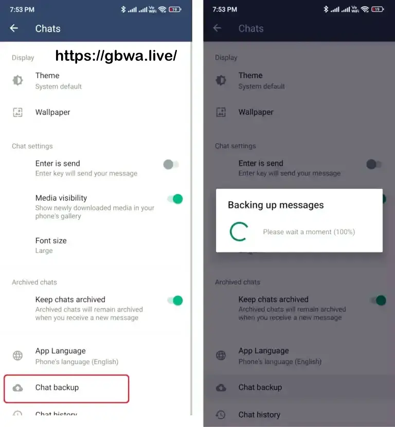 How to Do GBWhatsApp Pro Backup