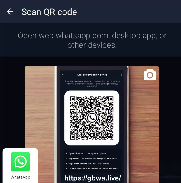 Link GBWhatsApp to Official WhatsApp